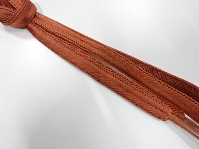 未使用品　正絹　手組帯締め